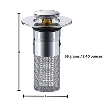 Load image into Gallery viewer, Retractable sink stopper to prevent odors