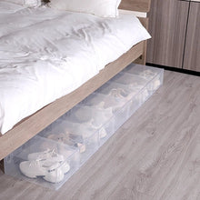 Load image into Gallery viewer, 6pcs Clear Shoe Box Stackable Plastic Organizer