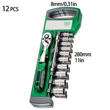 Load image into Gallery viewer, Ratchet Wrench Socket Set