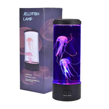 Load image into Gallery viewer, LED jellyfish aquarium table night light