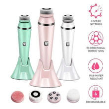 Load image into Gallery viewer, HexoSkin™ 4-in-1 Deep Cleansing Facial Brush