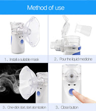 Load image into Gallery viewer, Portable Mesh Nebulizer Adult & Kids