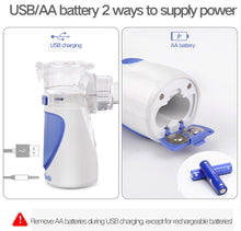 Load image into Gallery viewer, Portable Mesh Nebulizer Adult & Kids