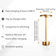 Load image into Gallery viewer, Wireless Table Lamp - Dimmable & Rechargeable Waterproof Desk Light