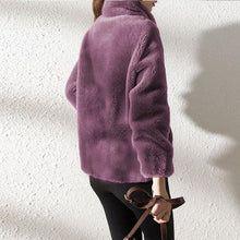 Load image into Gallery viewer, High Collar Fur Down Jacket
