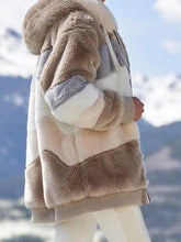 Load image into Gallery viewer, Multicolored Hooded Coat