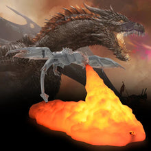 Load image into Gallery viewer, Fire-Breathing Dragon Lamp