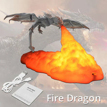 Load image into Gallery viewer, Fire-Breathing Dragon Lamp