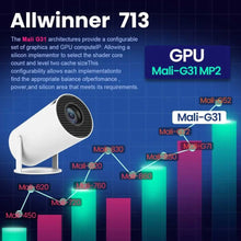 Load image into Gallery viewer, Portable 4K Projector With Remote Control