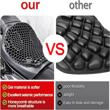 Load image into Gallery viewer, Motorcycle Gel Seat Pad for Long Distance Rides