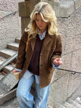 Load image into Gallery viewer, Brown Single-breasted Jacket