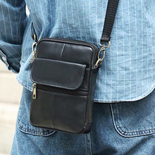 Load image into Gallery viewer, Small Shoulder Bag Made Of Leather For Men
