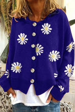 Load image into Gallery viewer, Floral Embroidery Knitted Sweater