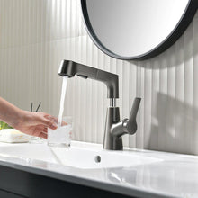 Load image into Gallery viewer, Bathroom Faucet With Rotating Retractable Hand Shower