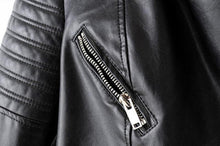 Load image into Gallery viewer, Leather Biker Jacket