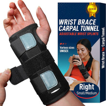 Load image into Gallery viewer, Carpal Tunnel Adjustable Wrist Brace