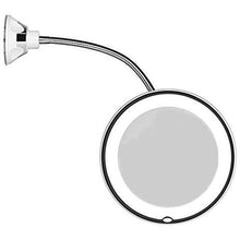 Load image into Gallery viewer, 10X LED mirror on suction cup