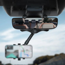 Load image into Gallery viewer, 360° Rotating Multifunctional Car Mirror Phone Holder