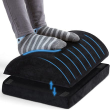Load image into Gallery viewer, Curved Ergonomic Under Desk Home Office Foot Rest