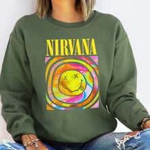 Load image into Gallery viewer, Oversized Smiley Face Sweatshirt