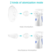 Load image into Gallery viewer, Mini Ultrasonic Portable Handheld Nebulizer Machine Mesh Steam Inhaler for Kids, Adults