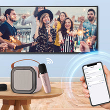 Load image into Gallery viewer, Mini Karaoke Machine With Wireless Microphone