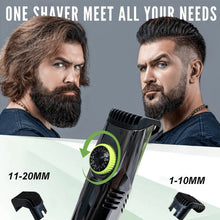 Load image into Gallery viewer, Waterproof Vacuum Beard Trimmer