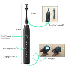 Load image into Gallery viewer, Rechargeable Ultrasonic Electric Toothbrush
