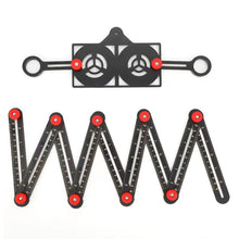 Load image into Gallery viewer, Adjustable Aluminum Alloy Tile Work Folding Ruler
