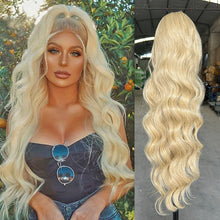 Load image into Gallery viewer, Long Ponytail Clip On Hair Clamp Extension