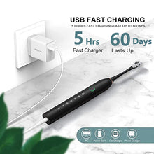 Load image into Gallery viewer, Rechargeable Ultrasonic Electric Toothbrush