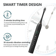 Load image into Gallery viewer, Rechargeable Ultrasonic Electric Toothbrush