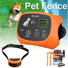 Load image into Gallery viewer, Best Wireless Electric Dog Fence With Shock Collar