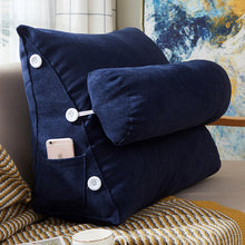 Load image into Gallery viewer, Luxury Back Wedge Bed Pillow For Back Pain