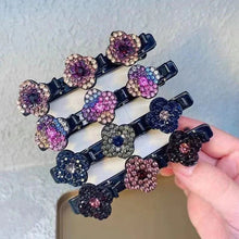 Load image into Gallery viewer, Sparkling Crystal Stone Braided Hair Clips
