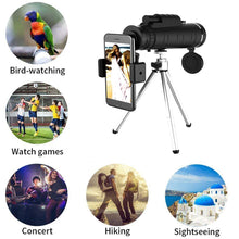 Load image into Gallery viewer, Starscope HD Monocular - High Power Monocular With Smartphone Holder & Tripod – Waterproof Monocular Telescope