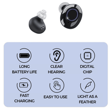 Load image into Gallery viewer, HexoSound™ Modern Design Rechargeable Hearing Aids
