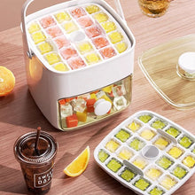 Load image into Gallery viewer, 2-Stage Push In Ice Cube Tray