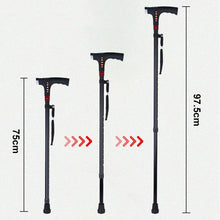 Load image into Gallery viewer, Intelligent walking stick for the elderly with LED light