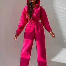 Load image into Gallery viewer, Basic Hooded Jumpsuit