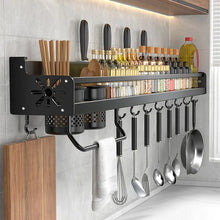 Load image into Gallery viewer, Wall Mounted Kitchen Storage Rack Organizer