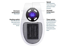 Load image into Gallery viewer, Top Heat Portable Heater - Top-Rated Portable Space Heater