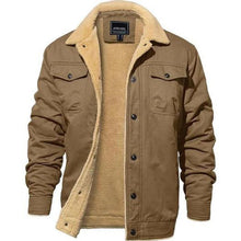 Load image into Gallery viewer, Foldover Collar Aviator Jacket