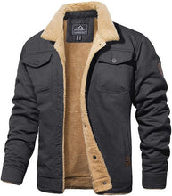 Load image into Gallery viewer, Foldover Collar Aviator Jacket
