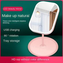 Load image into Gallery viewer, Portable Makeup Mirror with Lights