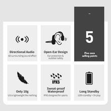 Load image into Gallery viewer, New Waterproof Bone Conduction Headphones Stereo Bluetooth Wireless