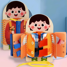 Load image into Gallery viewer, Montessori Busy Book | Early Education Life Skills Toy