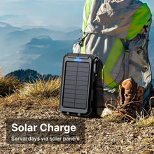 Load image into Gallery viewer, 500000 MAH Solar Charger, Waterproof Power Bank, External