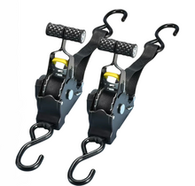 Load image into Gallery viewer, 2-set Retractable Ratchet Straps