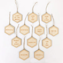 Load image into Gallery viewer, Names Of Jesus Jesus Advent Ornaments Christmas Hanging Decoration